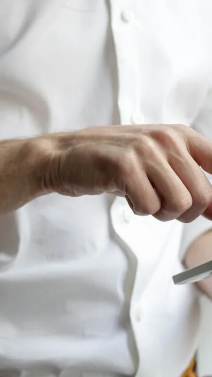 Mobile digitale Speisekarte auf einem Smartphone